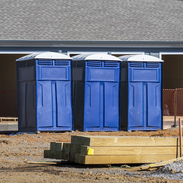 do you offer hand sanitizer dispensers inside the porta potties in Bylas